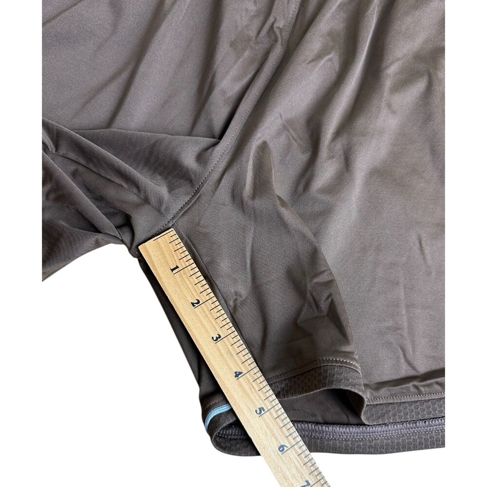 Under Armour Women's Knit Training Shorts Mid Length Size M Brown - Picture 11 of 11